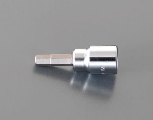 ESCO（エスコ） 3/8”DR/ 8x49mm [INHEX]ビットソケット EA617GH-8