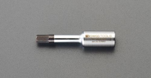 PB SWISS TOOLS（ピービースイスツールズ） 1/4”DR/6.0x55mm [INHEX]ビットソケット PBV6.210/6