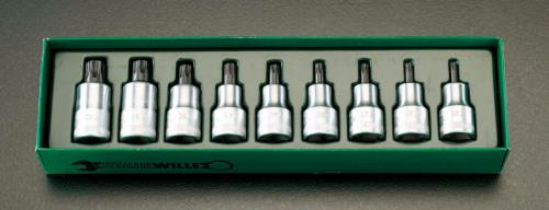 STAHLWILLE（スタビレー） 1/2”DR/T20-T60  [Torx]ビットソケットｾｯﾄ 54TX/9