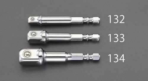 ESCO（エスコ） 1/2”DRx1/4”HEX/65mm ソケットアダプター EA618AX-134