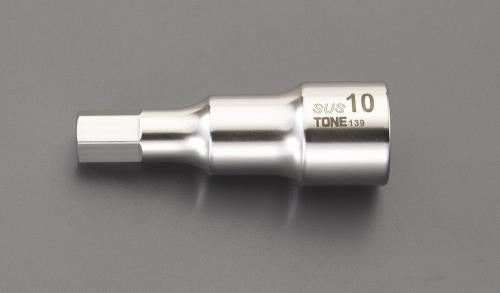 TONE（トネ） 1/2'DR x19mm [INHEX]ﾋﾞｯﾄｿｹｯﾄ(ｽﾃﾝﾚｽ製) S4H-019