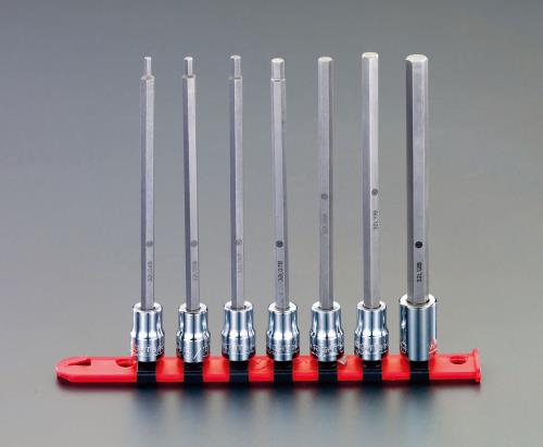 ESCO（エスコ） 3/8'DR/155mm [INHEX]ビットソケットセット EA618WH-100