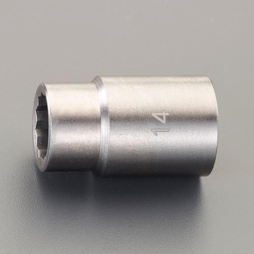 ESCO（エスコ） 1/2'DRx22mm ソケット(ﾁﾀﾝ合金製) EA618WP-22
