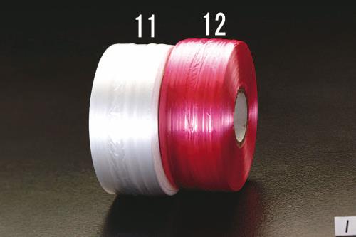 ESCO（エスコ） 500m 荷造りテープ(非粘着/赤) EA628PN-12