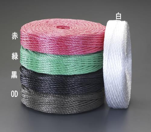 ESCO（エスコ） 6.0mmx200m ＰＰロープ(黒) EA628PR-14A