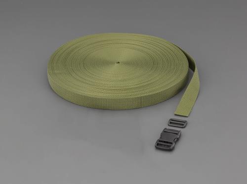 ESCO（エスコ） 25x1.2mm/50m 平織ﾊﾞﾝﾄﾞ･ﾊﾞｯｸﾙｾｯﾄ(OD色) EA628PT-525