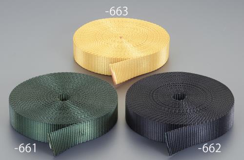 ESCO（エスコ） 35x2.0mm/30m 荷締機用ベルト(PE製･橙) EA628PT-663B