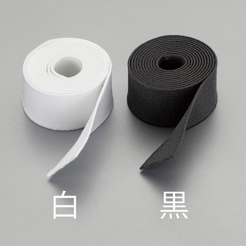 ESCO（エスコ） 60mm x 5m 平織ゴム (黒) EA628PV-302