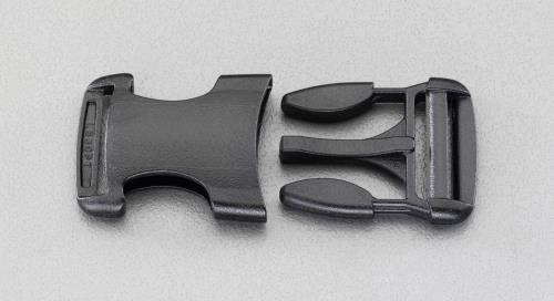 ESCO（エスコ） 38mm バックル(ﾌﾟﾗｽﾁｯｸ製/2組) EA628RA-138