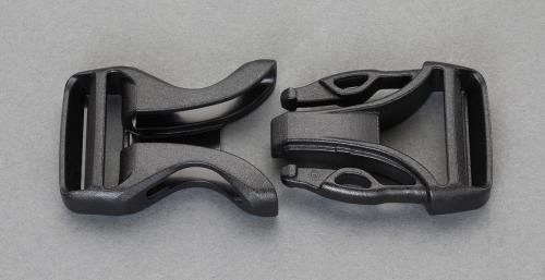 ESCO（エスコ） 25mm バックル(ｻｲﾄﾞﾘﾘｰｽ/ﾌﾟﾗｽﾁｯｸ製) EA628RB-425