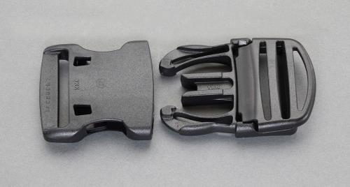 ESCO（エスコ） 38mm バックル(ｻｲﾄﾞﾘﾘｰｽ/ﾌﾟﾗｽﾁｯｸ製) EA628RB-538