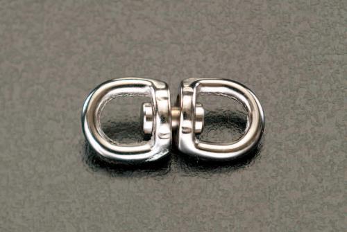 ESCO（エスコ） 51x 19mm/60kg ミニスイベル(ﾆｯｹﾙﾒｯｷ) EA638-60