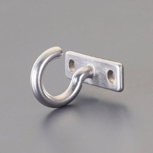ESCO（エスコ） 4mm/ 10x26mm プレートフック(ｽﾃﾝﾚｽ製) EA638AC-52