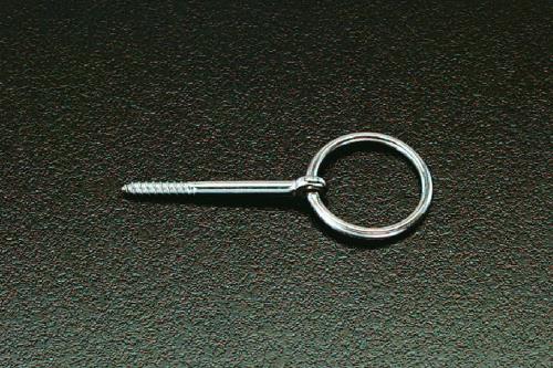 ESCO（エスコ） 8x56mm/50mm径 丸カンスクリュー(ｽﾃﾝﾚｽ製) EA638BL-7