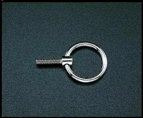 ESCO（エスコ） M8x35mm/45mm径 リングボルト(ｽﾃﾝﾚｽ製) EA638BQ-8