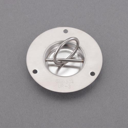 ESCO（エスコ） φ70x10.5mm 埋込みﾘﾝｸﾞﾌｯｸ(丸形/ｽﾃﾝﾚｽ製) EA638BT-73