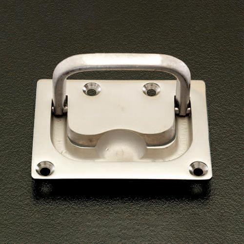 ESCO（エスコ） 56.5x76mm 埋込リフトハンドル(ｽﾃﾝﾚｽ製) EA638BT-8