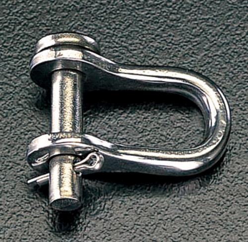 ESCO（エスコ） 6.0mm 割ピン式シャックル(ｽﾃﾝﾚｽ製) EA638DD-6
