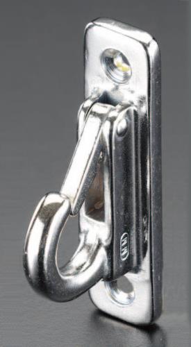ESCO（エスコ） 70x17.5x34mm ウォールフック(ｽﾃﾝﾚｽ製) EA638DK-11