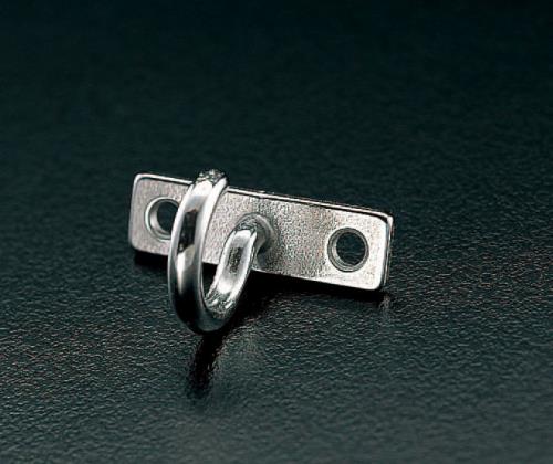ESCO（エスコ） 5mm/12x40mm プレートフック(ｽﾃﾝﾚｽ製) EA638DL-5