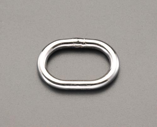 ESCO（エスコ） 5.0x28mm 楕円リング(ｽﾃﾝﾚｽ製) EA638DN-18