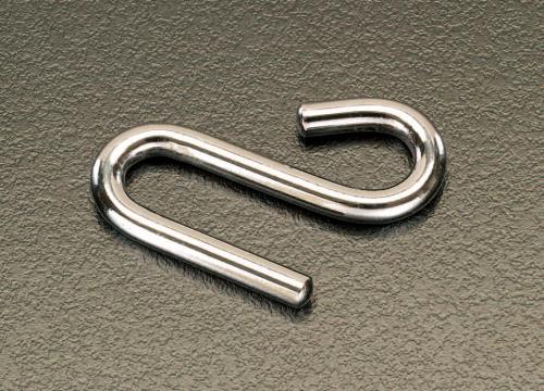 ESCO（エスコ） 60x 6.0mm Ｓフック(ｽﾃﾝﾚｽ製) EA638EG-12