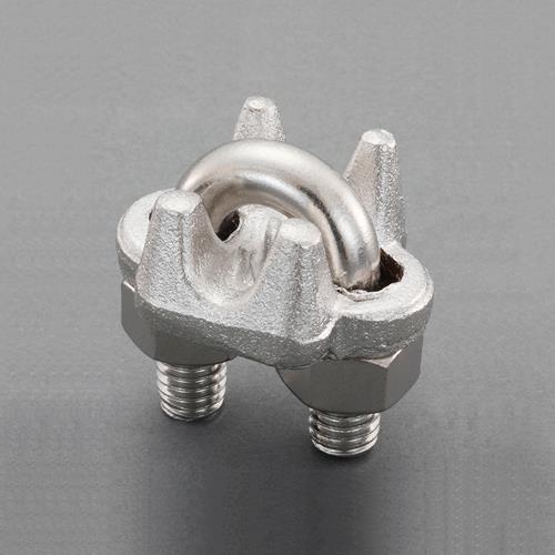 ESCO（エスコ） 5mm 強力型ワイヤークリップ(ｽﾃﾝﾚｽ製) EA638FZ-22
