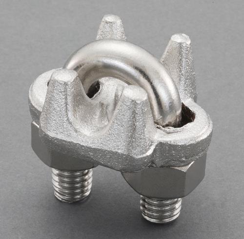 ESCO（エスコ） 13mm 強力型ワイヤークリップ(ｽﾃﾝﾚｽ製) EA638FZ-26