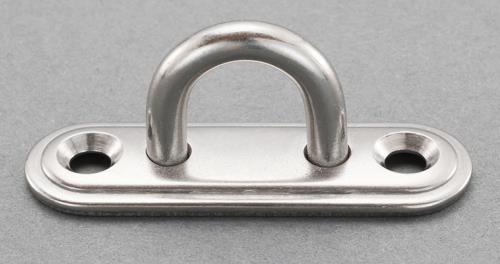 ESCO（エスコ） 63.5mm/16.0mm  パッドアイ(ｽﾃﾝﾚｽ製) EA638GE-12