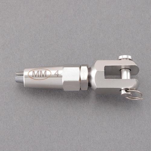 ESCO（エスコ） φ6.0x 94mm ワイヤー止め金具(ｽﾃﾝﾚｽ製) EA638JB-116