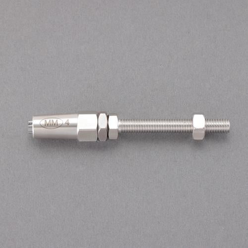 ESCO（エスコ） φ5.0x115mm ワイヤー止め金具(ｽﾃﾝﾚｽ製) EA638JB-135