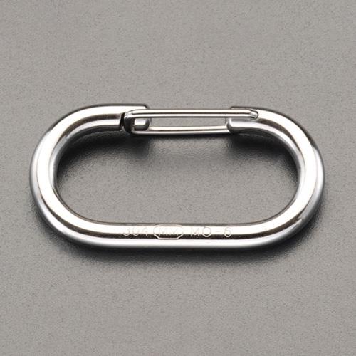 ESCO（エスコ） 55.0x22.0x 8.0mm スナップフック(ｽﾃﾝﾚｽ) EA638JG-11