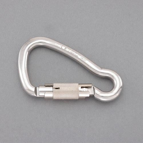 ESCO（エスコ） 124.7x11.1mm ハーネスクリップ(ｽﾃﾝﾚｽ製) EA638JN-42