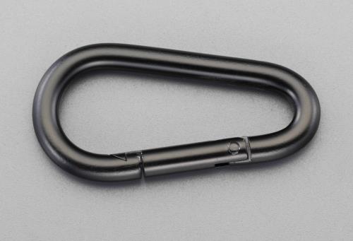 ESCO（エスコ） 80x11.0mm スナップフック(ｽﾁｰﾙ製/黒) EA638JP-103