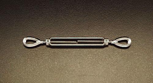 ESCO（エスコ） 8.0mm ﾀｰﾝﾊﾞｯｸﾙ(Eye & Eye/ｽﾃﾝﾚｽ製) EA638KH-3
