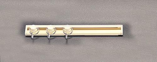 ESCO（エスコ） 260mm/３個ﾌｯｸ フックハンガー(ｽﾗｲﾄﾞ式) EA638LL-11