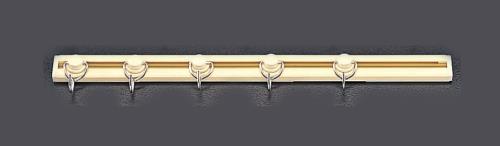 ESCO（エスコ） 430mm/５個ﾌｯｸ フックハンガー(ｽﾗｲﾄﾞ式) EA638LL-12