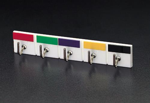 ESCO（エスコ） 165mm   フック(粘着付/5連) EA638LL-3