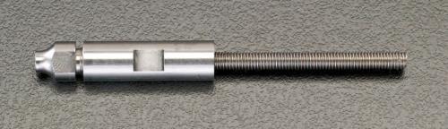 ESCO（エスコ） 5mm/M8 ワイヤー止め金具(右ねじ/ｽﾃﾝﾚｽ製) EA638RL-5