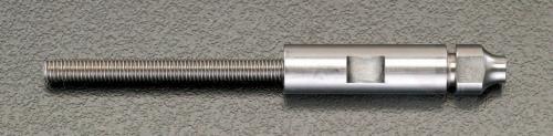 ESCO（エスコ） 5mm/M8 ワイヤー止め金具(左ねじ/ｽﾃﾝﾚｽ製) EA638RM-5