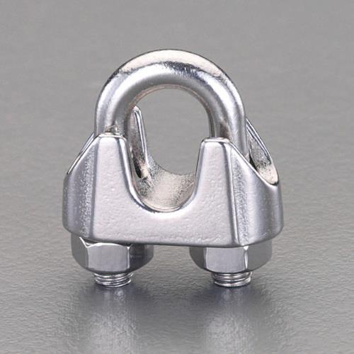 ESCO（エスコ） 2mm ワイヤーロープクリップ(ｽﾃﾝﾚｽ製) EA638RZ-2
