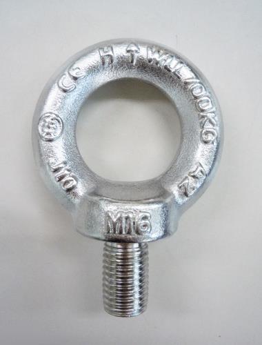 ESCO（エスコ） M6x13.0mm アイボルト(ｽﾃﾝﾚｽ製) EA638SD-31