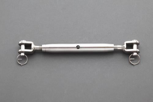 ESCO（エスコ） 12.0mm ターンバックル(ｽﾃﾝﾚｽ製/ﾄｸﾞﾙ&ﾄｸﾞﾙ) EA638SG-112