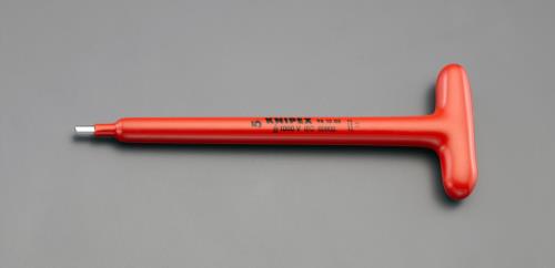 KNIPEX（ｸﾆﾍﾟｯｸｽ） 5.0x240mm 六角棒レンチ/Ｔ型(絶縁) 981505