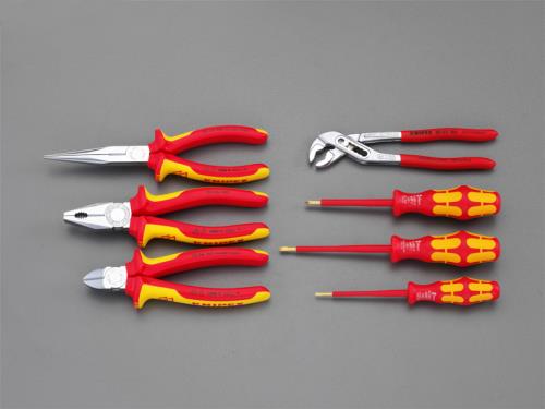 KNIPEX（ｸﾆﾍﾟｯｸｽ） [７個組] 絶縁工具セット 002115