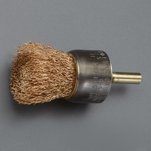 ESCO（エスコ） 25mm/6.35mm 軸付ﾜｲﾔｰﾌﾞﾗｼ(ﾉﾝｽﾊﾟｰｷﾝｸﾞ) EA642KE-201