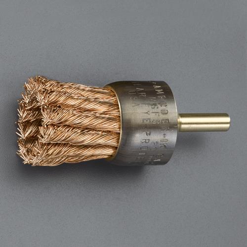 ESCO（エスコ） 25mm/6.35mm 軸付ﾜｲﾔｰﾌﾞﾗｼ(ﾉﾝｽﾊﾟｰｷﾝｸﾞ) EA642KE-202
