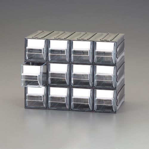 ESCO（エスコ） 225x133x169mm/4列 3段 連結収納(引出し) EA661CM-22