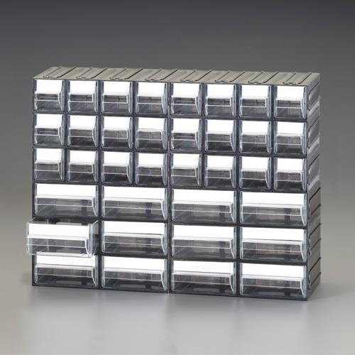 ESCO（エスコ） 450x133x338mm/8列 6段 連結収納(引き出し) EA661CM-41