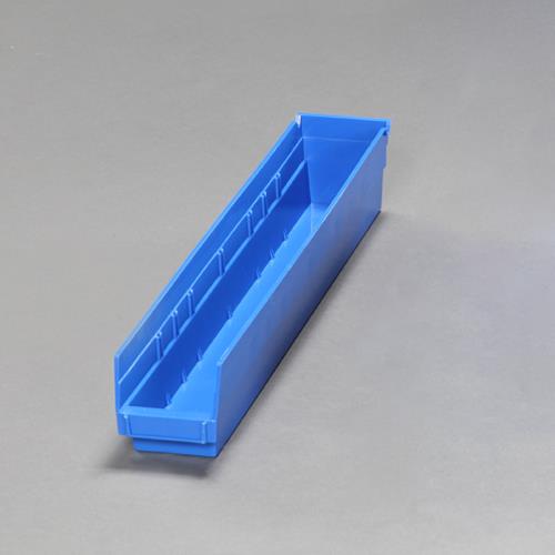 ESCO（エスコ） 105x600x100mm ﾊﾟｰﾂﾄﾚｰ/ﾗｯｸ棚用(青/16個) EA661ED-2
